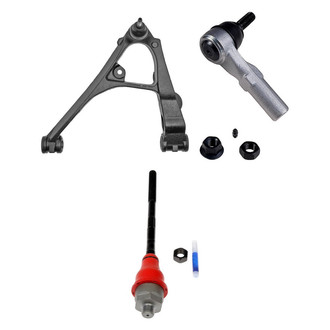 Dorman® - OE Solutions™ Front Driver Side Lower Control Arm with Ball Joint and Tie Rod End Kit