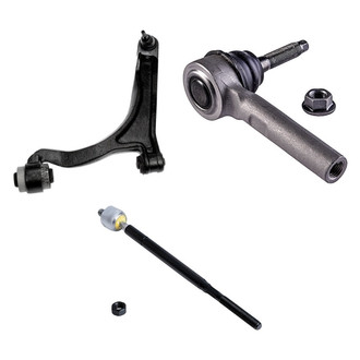 Dorman® - OE Solutions™ Front Driver Side Lower Control Arm with Ball Joint and Tie Rod End Kit
