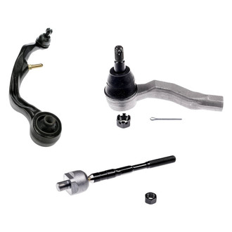 Dorman® - OE Solutions™ Front Driver Side Lower Control Arm with Ball Joint and Tie Rod End Kit
