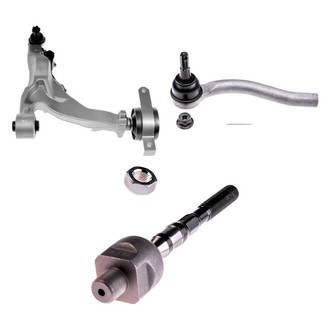 Dorman® - OE Solutions™ Front Driver Side Lower Control Arm with Ball Joint and Tie Rod End Kit