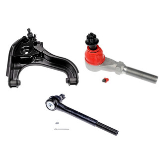 Dorman® - OE Solutions™ Front Driver Side Lower Control Arm with Ball Joint and Tie Rod End Kit