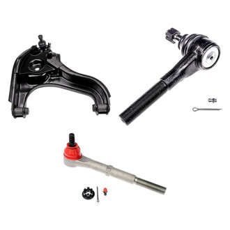 Dorman® - OE Solutions™ Front Driver Side Lower Control Arm with Ball Joint and Tie Rod End Kit