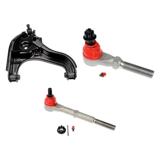 Dorman® - OE Solutions™ Front Driver Side Lower Control Arm with Ball Joint and Tie Rod End Kit