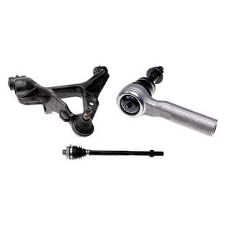 Dorman® - OE Solutions™ Front Driver Side Lower Control Arm with Ball Joint and Tie Rod End Kit