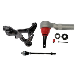 Dorman® - OE Solutions™ Front Driver Side Lower Control Arm with Ball Joint and Tie Rod End Kit