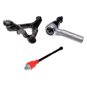 Dorman® - OE Solutions™ Front Driver Side Lower Control Arm with Ball Joint and Tie Rod End Kit