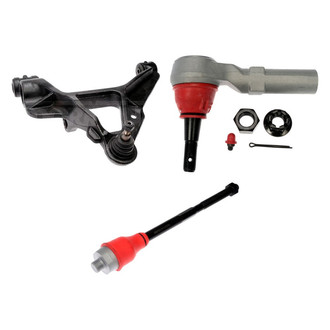 Dorman® - OE Solutions™ Front Driver Side Lower Control Arm with Ball Joint and Tie Rod End Kit