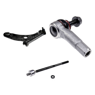 Dorman® - OE Solutions™ Front Driver Side Lower Control Arm with Ball Joint and Tie Rod End Kit
