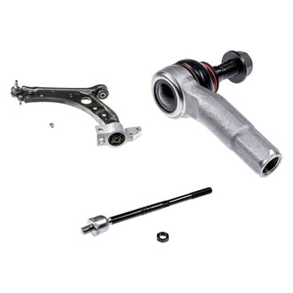 Dorman® - OE Solutions™ Front Driver Side Lower Control Arm with Ball Joint and Tie Rod End Kit