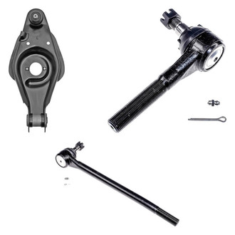 Dorman® - OE Solutions™ Front Driver Side Lower Control Arm with Ball Joint and Tie Rod End Kit