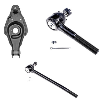 Dorman® - OE Solutions™ Front Driver Side Lower Control Arm with Ball Joint and Tie Rod End Kit