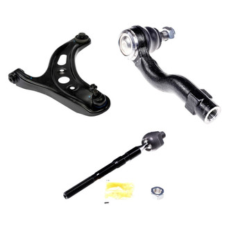 Dorman® - OE Solutions™ Front Driver Side Lower Control Arm with Ball Joint and Tie Rod End Kit