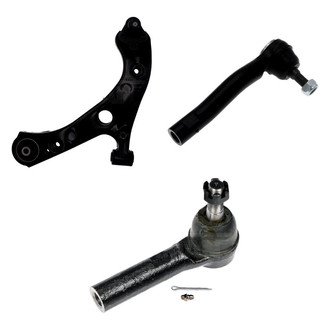 Dorman® - OE Solutions™ Front Driver Side Lower Control Arm with Ball Joint and Tie Rod End Kit
