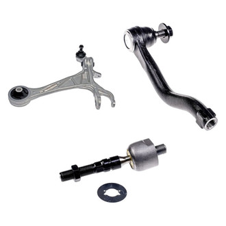 Dorman® - OE Solutions™ Front Driver Side Lower Control Arm with Ball Joint and Tie Rod End Kit