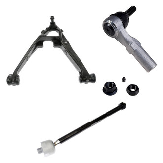 Dorman® - OE Solutions™ Front Driver Side Lower Control Arm with Ball Joint and Tie Rod End Kit