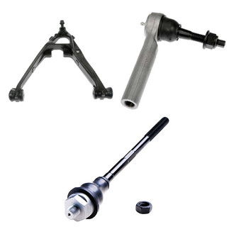 Dorman® - OE Solutions™ Front Driver Side Lower Control Arm with Ball Joint and Tie Rod End Kit