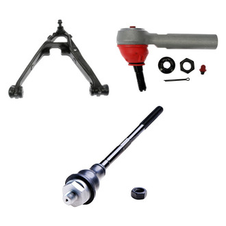 Dorman® - OE Solutions™ Front Driver Side Lower Control Arm with Ball Joint and Tie Rod End Kit
