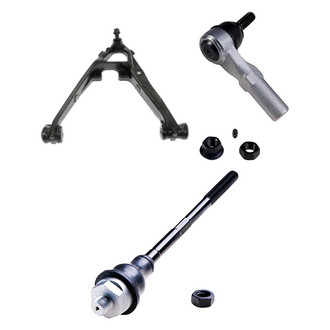 Dorman® - OE Solutions™ Front Driver Side Lower Control Arm with Ball Joint and Tie Rod End Kit