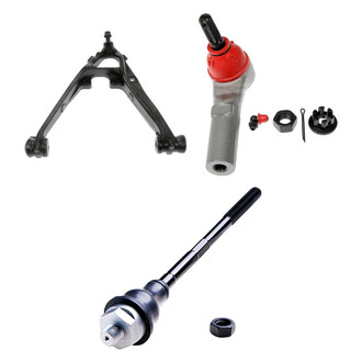 Dorman® - OE Solutions™ Front Driver Side Lower Control Arm with Ball Joint and Tie Rod End Kit
