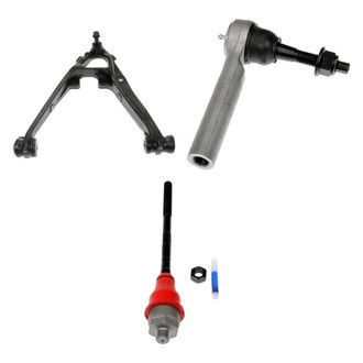 Dorman® - OE Solutions™ Front Driver Side Lower Control Arm with Ball Joint and Tie Rod End Kit