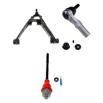 Dorman® - OE Solutions™ Front Driver Side Lower Control Arm with Ball Joint and Tie Rod End Kit