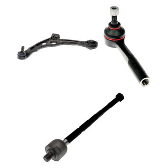 Dorman® - OE Solutions™ Front Driver Side Lower Control Arm with Ball Joint and Tie Rod End Kit