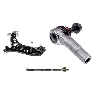 Dorman® - OE Solutions™ Front Driver Side Lower Control Arm with Ball Joint and Tie Rod End Kit