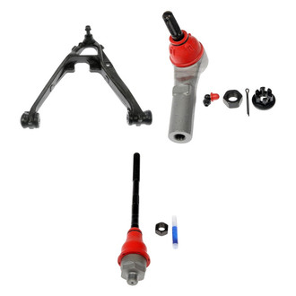 Dorman® - OE Solutions™ Front Driver Side Lower Control Arm with Ball Joint and Tie Rod End Kit
