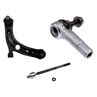 Dorman® - OE Solutions™ Front Driver Side Lower Control Arm with Ball Joint and Tie Rod End Kit
