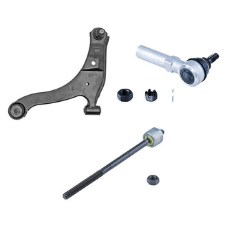 Dorman® - OE Solutions™ Front Driver Side Lower Control Arm with Ball Joint and Tie Rod End Kit