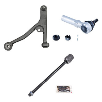 Dorman® - OE Solutions™ Front Driver Side Lower Control Arm with Ball Joint and Tie Rod End Kit
