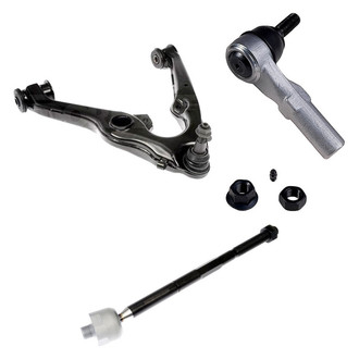 Dorman® - OE Solutions™ Front Driver Side Lower Control Arm with Ball Joint and Tie Rod End Kit