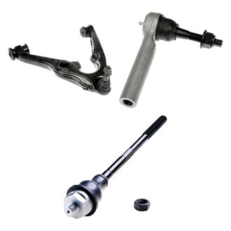 Dorman® - OE Solutions™ Front Driver Side Lower Control Arm with Ball Joint and Tie Rod End Kit
