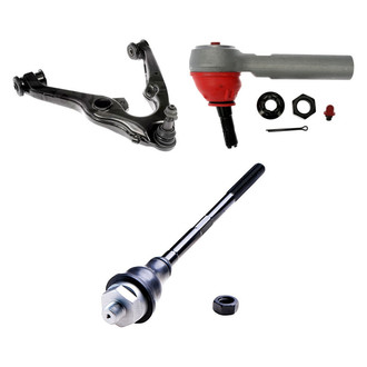 Dorman® - OE Solutions™ Front Driver Side Lower Control Arm with Ball Joint and Tie Rod End Kit
