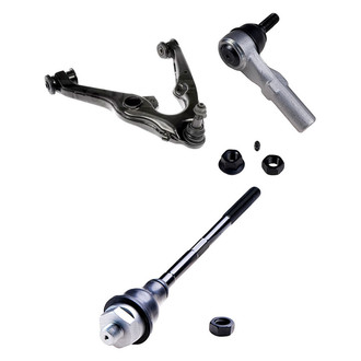 Dorman® - OE Solutions™ Front Driver Side Lower Control Arm with Ball Joint and Tie Rod End Kit