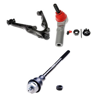 Dorman® - OE Solutions™ Front Driver Side Lower Control Arm with Ball Joint and Tie Rod End Kit