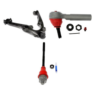Dorman® - OE Solutions™ Front Driver Side Lower Control Arm with Ball Joint and Tie Rod End Kit