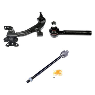 Dorman® - OE Solutions™ Front Driver Side Lower Control Arm with Ball Joint and Tie Rod End Kit