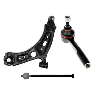 Dorman® - OE Solutions™ Front Driver Side Lower Control Arm with Ball Joint and Tie Rod End Kit