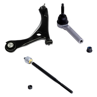 Dorman® - OE Solutions™ Front Driver Side Lower Control Arm with Ball Joint and Tie Rod End Kit