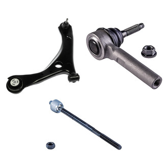 Dorman® - OE Solutions™ Front Driver Side Lower Control Arm with Ball Joint and Tie Rod End Kit