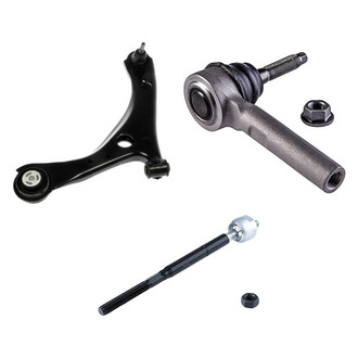 Dorman® - OE Solutions™ Front Driver Side Lower Control Arm with Ball Joint and Tie Rod End Kit