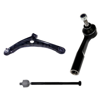 Dorman® - OE Solutions™ Front Driver Side Lower Control Arm with Ball Joint and Tie Rod End Kit