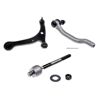 Dorman® - OE Solutions™ Front Driver Side Lower Control Arm with Ball Joint and Tie Rod End Kit