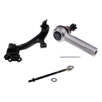 Dorman® - OE Solutions™ Front Driver Side Lower Control Arm with Ball Joint and Tie Rod End Kit