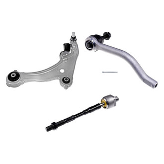 Dorman® - OE Solutions™ Front Driver Side Lower Control Arm with Ball Joint and Tie Rod End Kit
