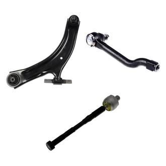Dorman® - OE Solutions™ Front Driver Side Lower Control Arm with Ball Joint and Tie Rod End Kit