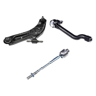 Dorman® - OE Solutions™ Front Driver Side Lower Control Arm with Ball Joint and Tie Rod End Kit