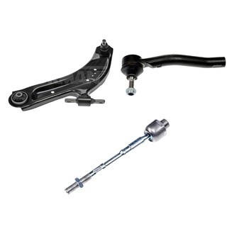 Dorman® - OE Solutions™ Front Driver Side Lower Control Arm with Ball Joint and Tie Rod End Kit