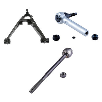 Dorman® - OE Solutions™ Front Driver Side Lower Control Arm with Ball Joint and Tie Rod End Kit